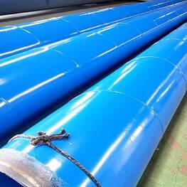 矿用涂塑螺旋钢管